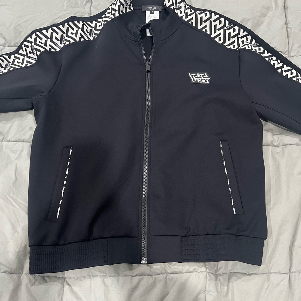Versace Black Greca Jacket